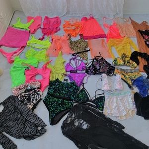 41 piece lot boudoir closet neon